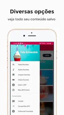 Aniversário Mensagens Prontas android App screenshot 2